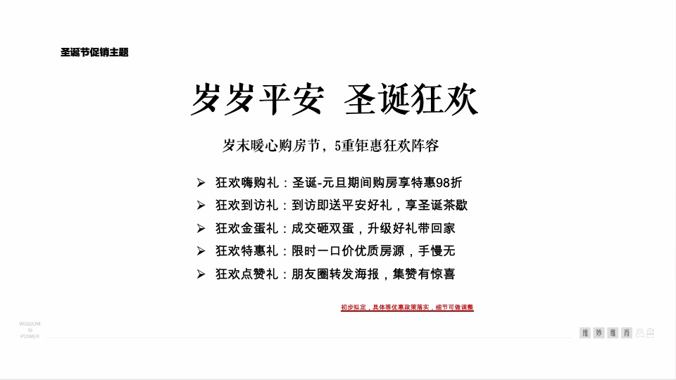 御景天峦府春节前推广策划案