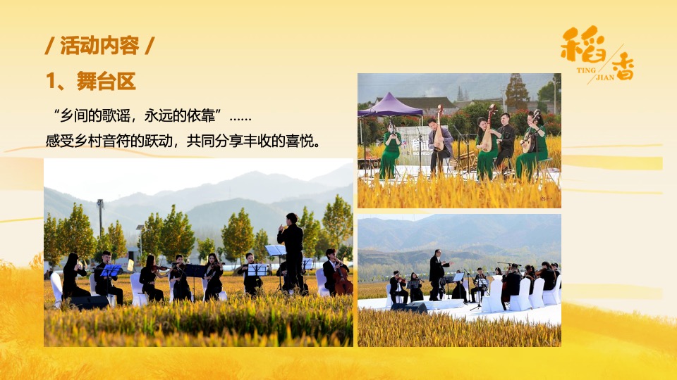 乡村稻田音乐节暨美食嘉年华（听见·稻香主题）活动策划方案