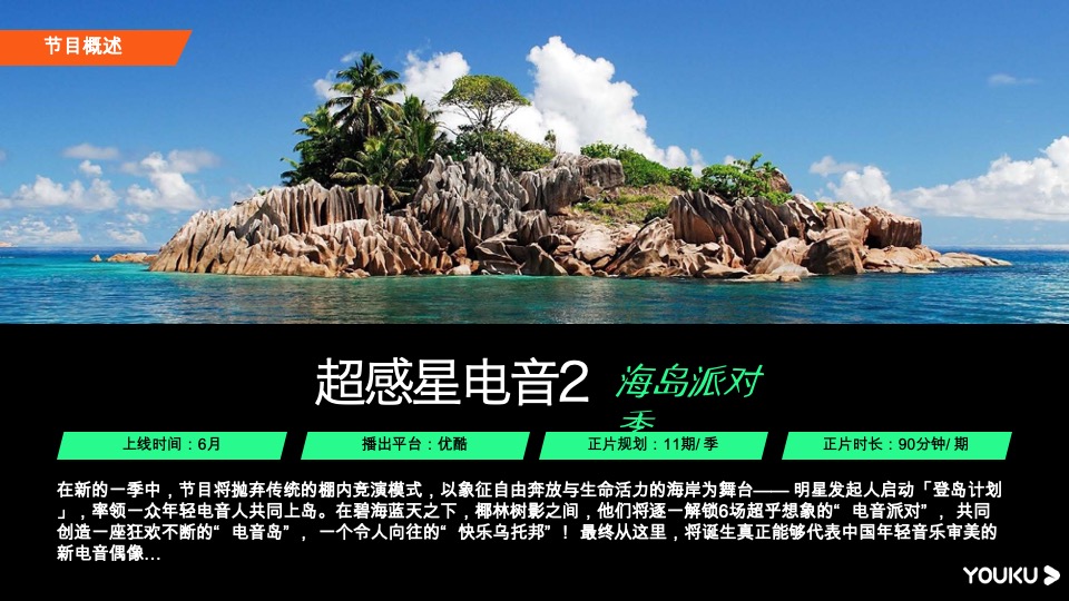 优酷S+综艺《超感星电音2》招商通案