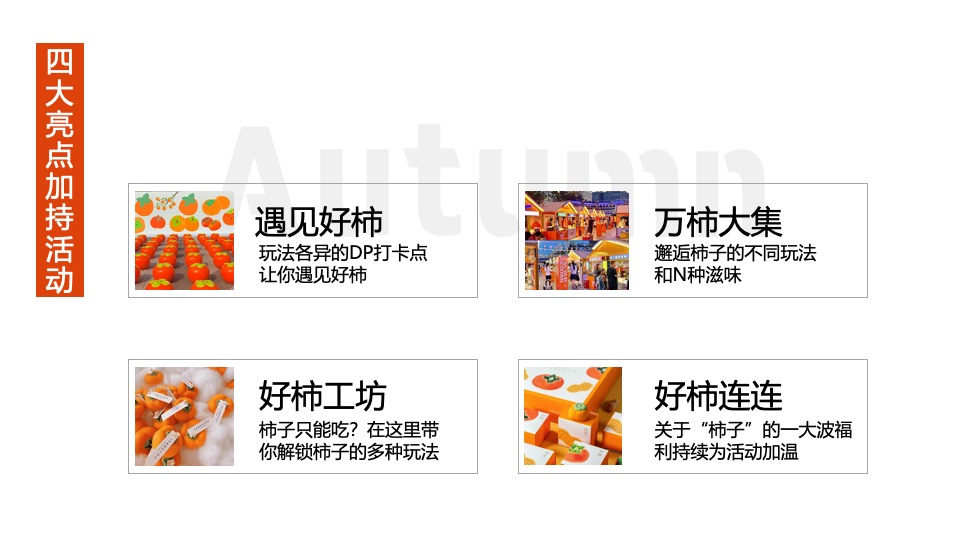 商业广场重阳节柿子主题系列（好柿知秋主题）活动策划方案