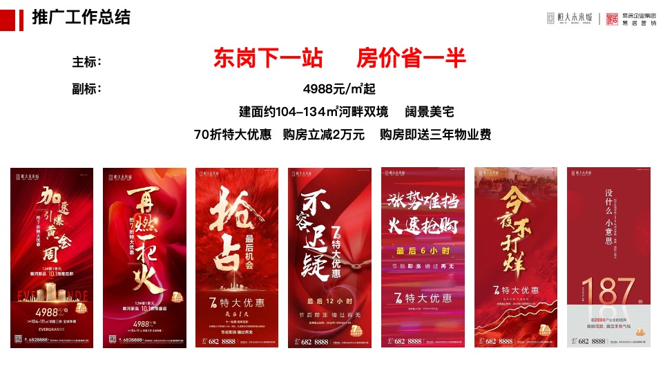 恒大未来城10月总结及11月推广策划案 #渠道# #老带新# #湖景#