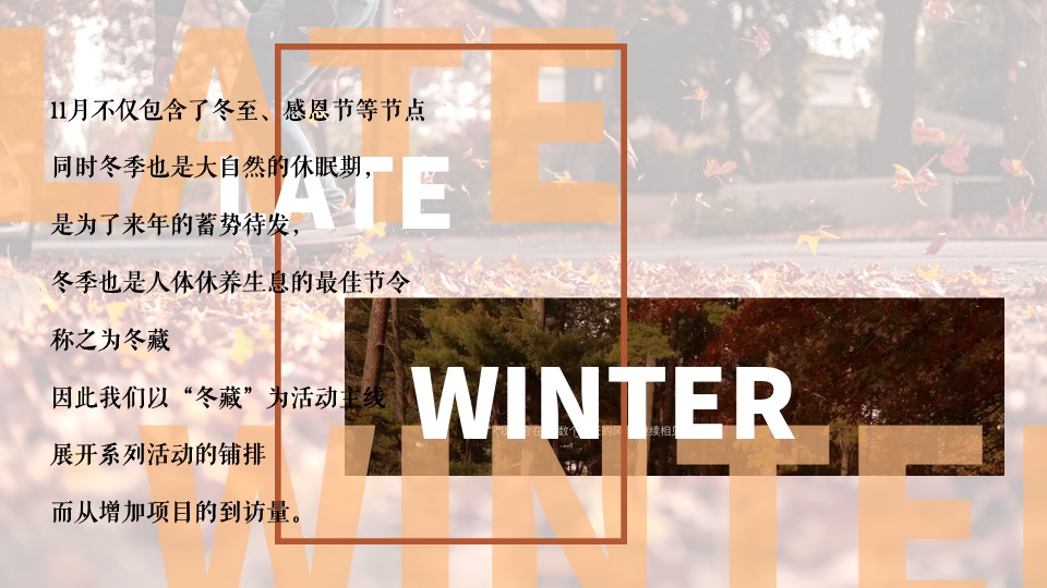 商业地产11月#不期而遇的冬天#主题活动策划案