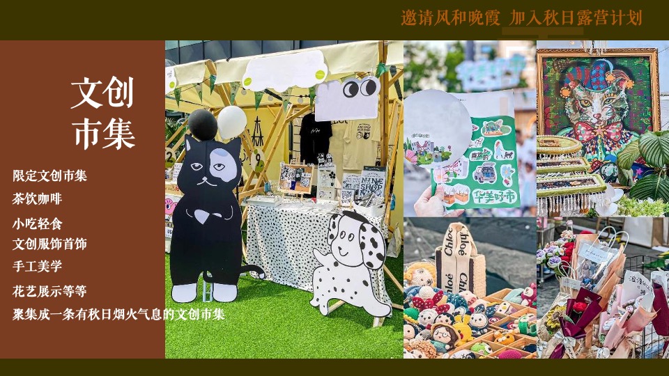 天台露营派对秋日露营市集生活节活动策划方案