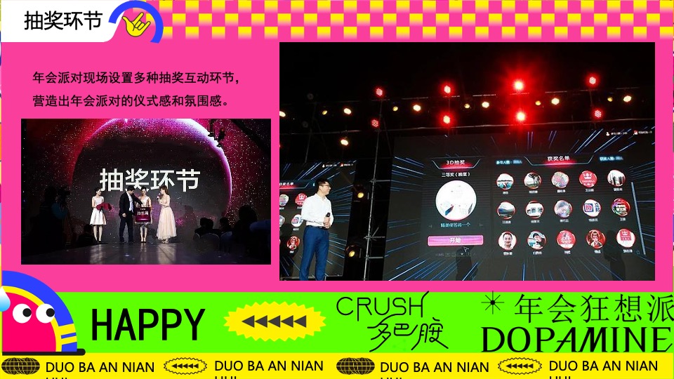企业龙年多巴胺主题年会（年会狂想派主题）活动策划方案