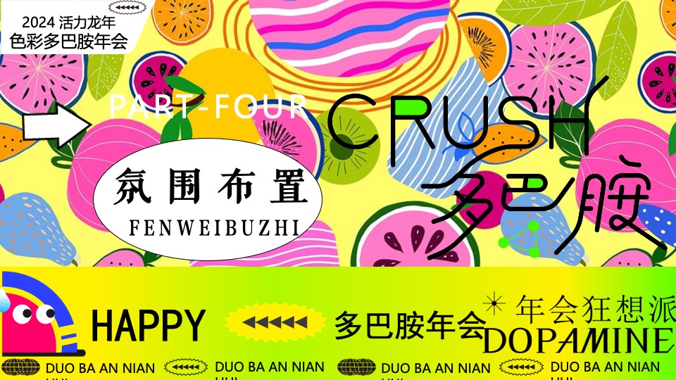 企业龙年多巴胺主题年会（年会狂想派主题）活动策划方案