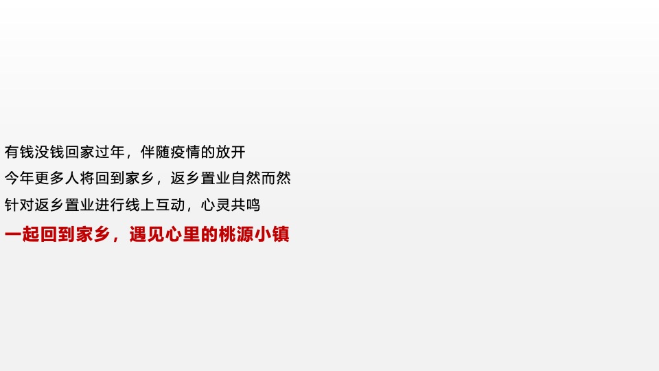 中交桃源小镇年底新媒体推广思考# #网推# #双十二# #返乡置业#