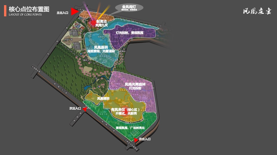 文旅景区夜游（有凤来仪·灯耀天府主题）活动策划概念方案