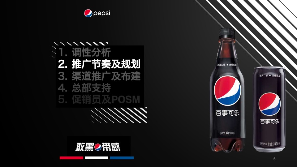 百事可乐无糖饮品创意推广方案
