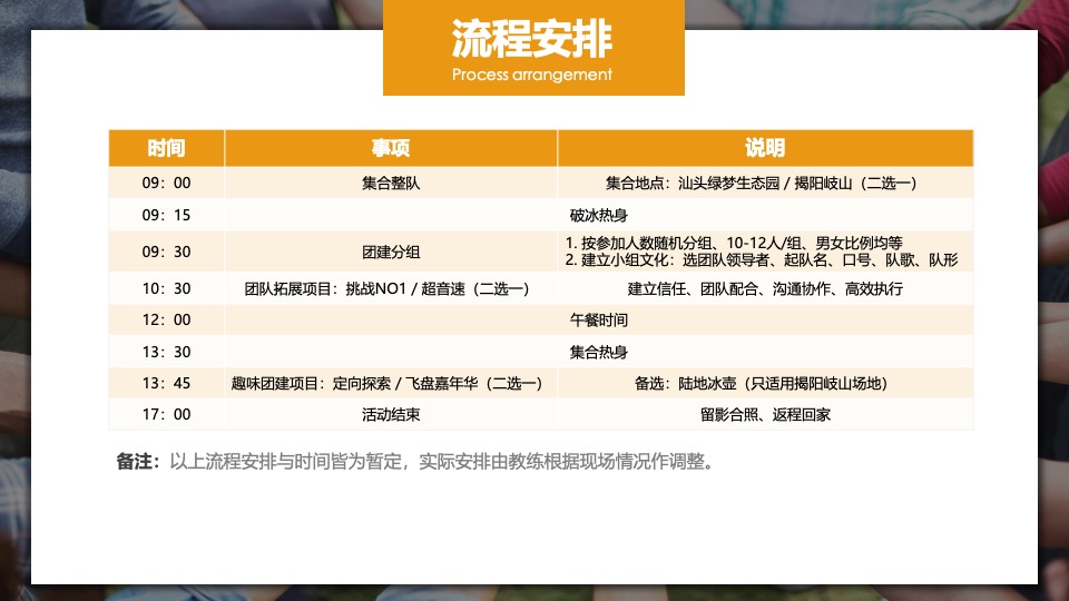 企业团建拓展（凝心聚力·携手同行主题）活动策划方案