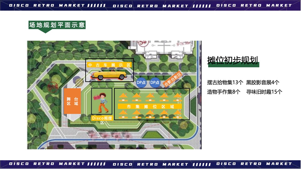 商业广场Disco复古市集活动策划方案