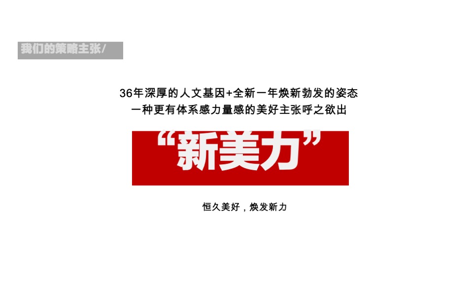 联发年度推广策略提报#集团品牌# #新美力#