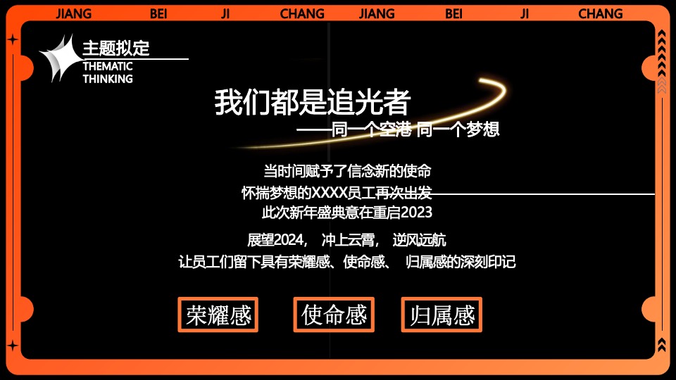 企业集团年会跨年盛典系列（我们都是追光者主题）活动策划方案