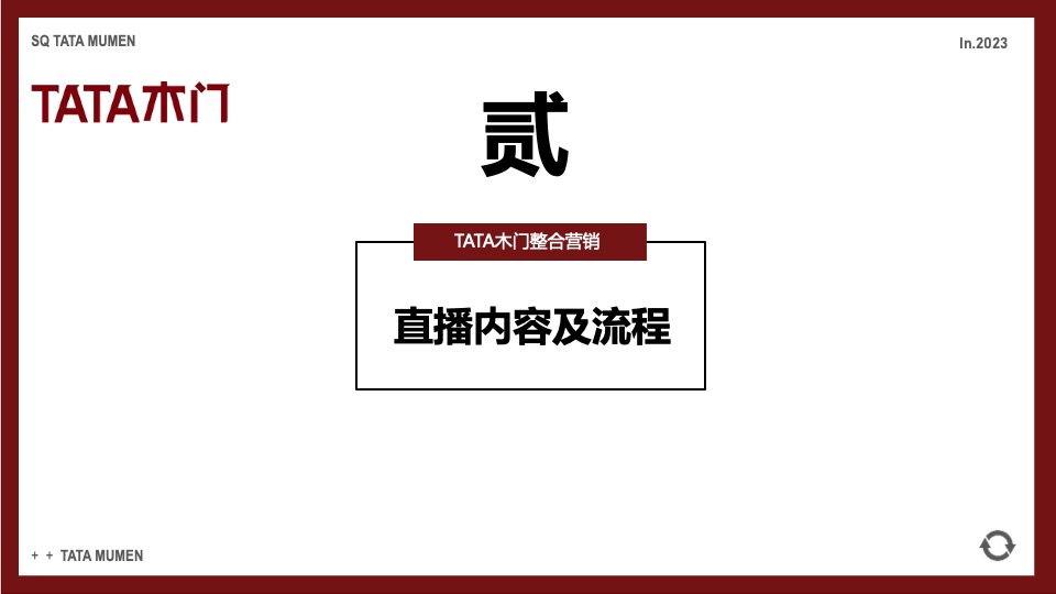 TATA木门周年庆&央视探厂直播营销战役内容方案