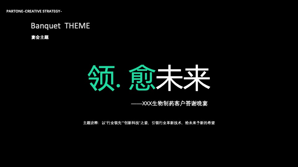 企业公司客户答谢晚宴（领·愈未来主题）活动策划方案