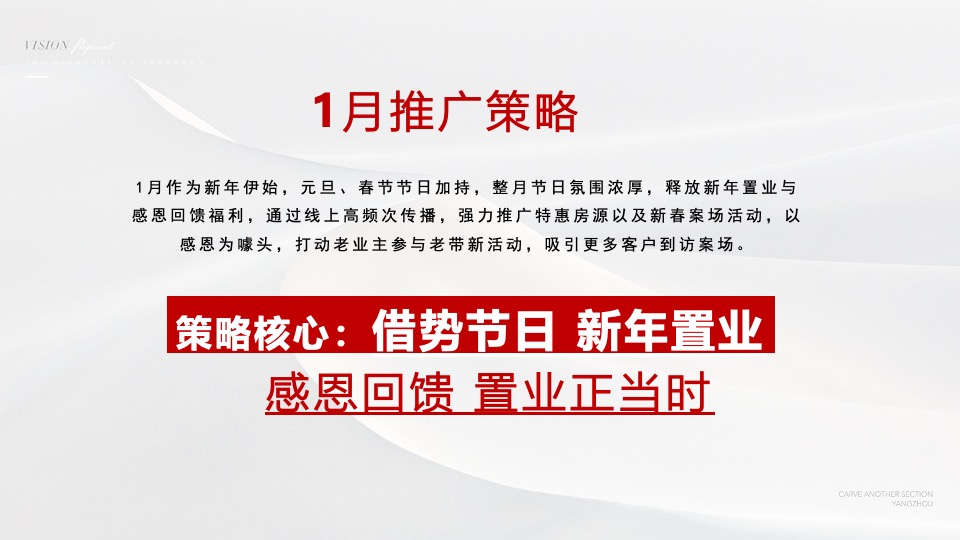 世纪金源·梧桐印象1月推广策划案 #新春置业# #感恩回馈# #新春包装#