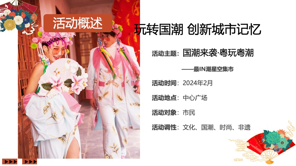 商业广场龙年新春星空市集（国潮来袭·粤玩粤潮主题）活动策划方案