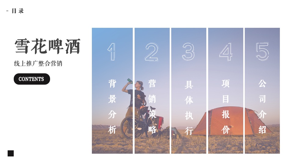 雪花啤酒线上推广品牌传播整合营销方案