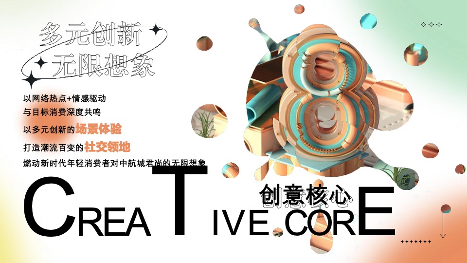 购物中心8周年&新年美陈视觉VI