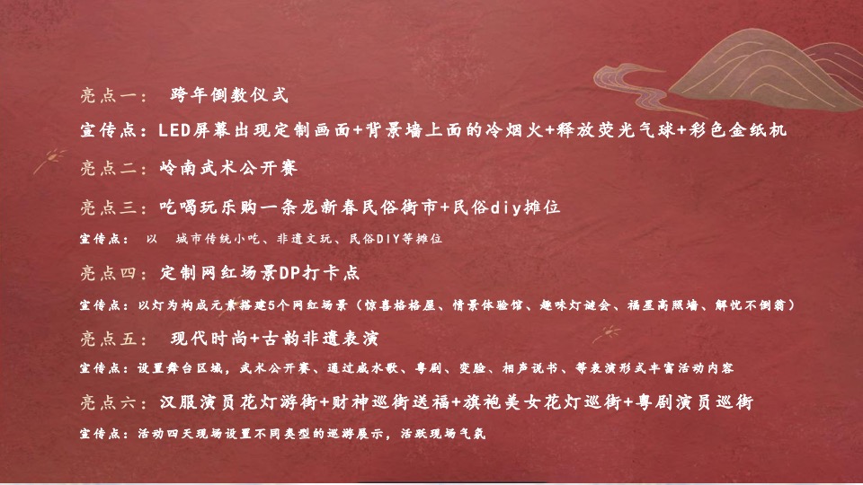 商业广场开街仪式及元旦市集（古韵新春 文脉相承主题）活动策划方案