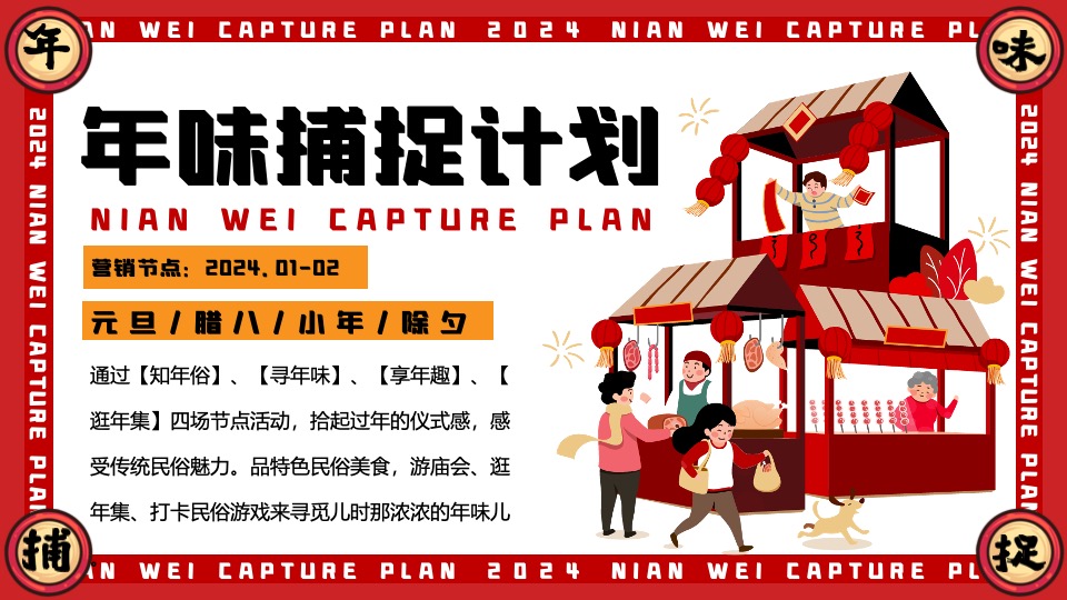 商场地产龙年1-2月新春限定（年味捕捉计划主题）活动策划方案