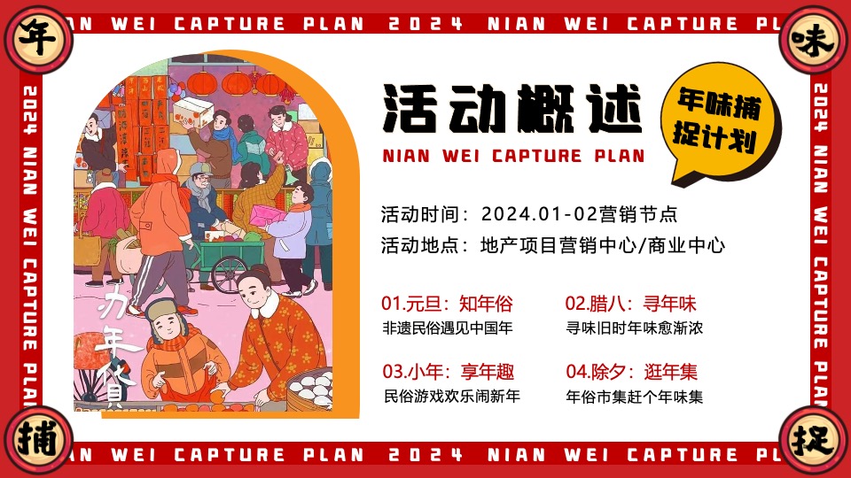 商场地产龙年1-2月新春限定（年味捕捉计划主题）活动策划方案