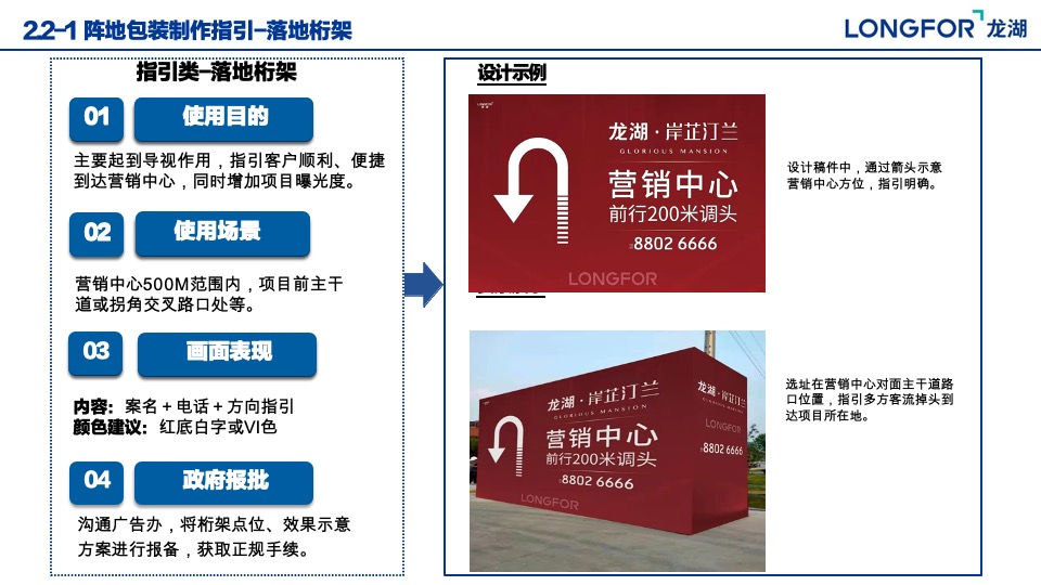 龙湖集团C1航道阵地包装制作指引