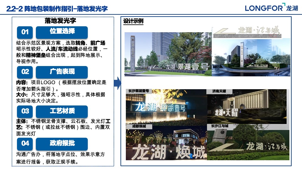 龙湖集团C1航道阵地包装制作指引