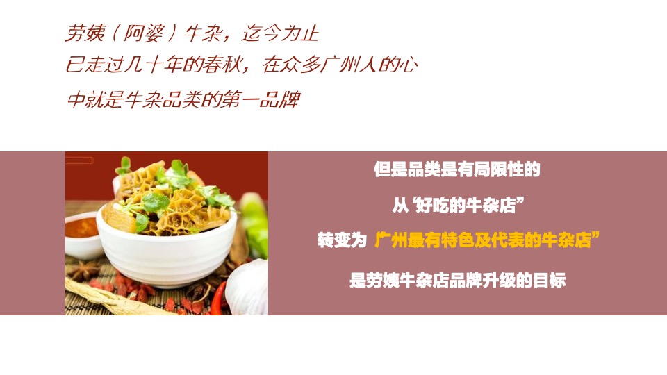 餐饮营销-劳姨牛杂品牌升级