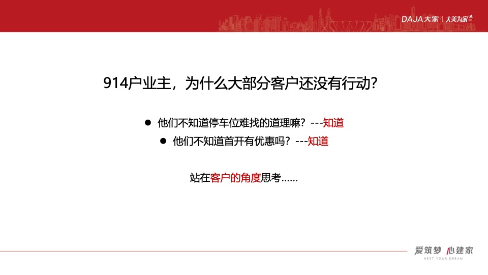 大家·云望车位推广策划案