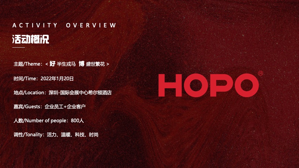 企业年会盛典（好半生戎马·博盛世繁花主题）活动策划方案