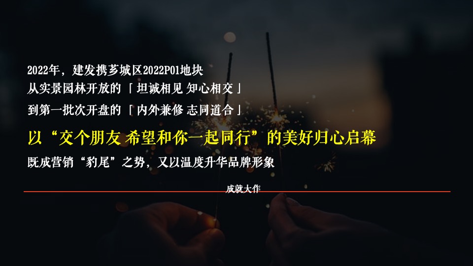 漳州建发P01地块营销策略提报