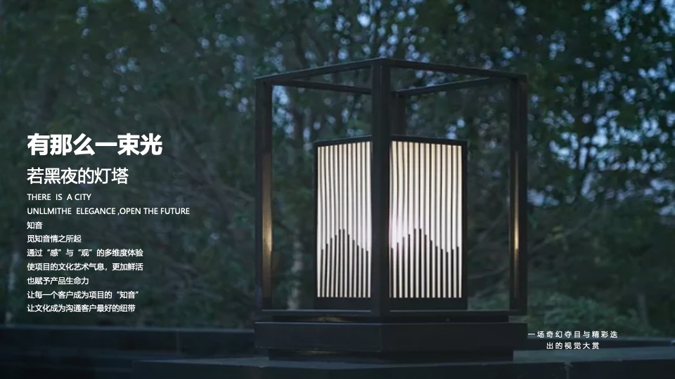 地产园林景观示范区开放暨光影艺术活动方案