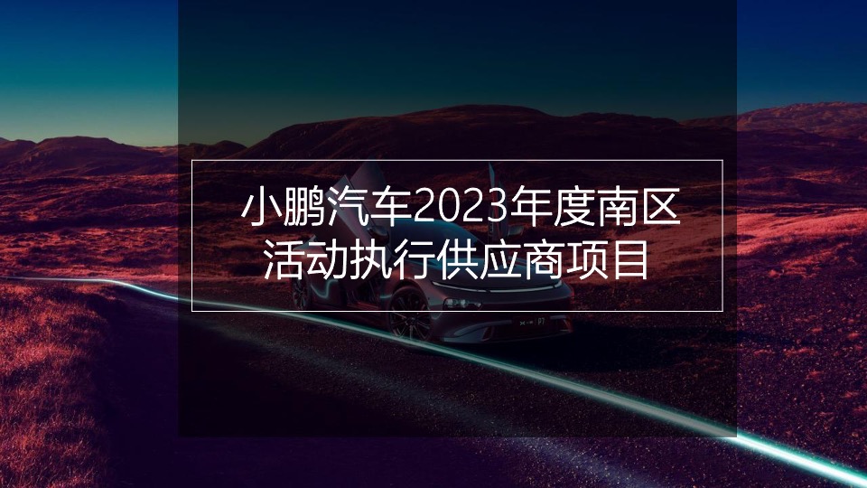 新能源汽车品牌年度南区活动执行方案