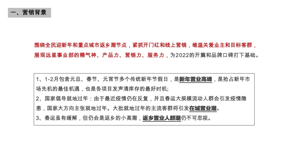 远洋1-2月新春置业季整合营销推广策划案 #品牌#