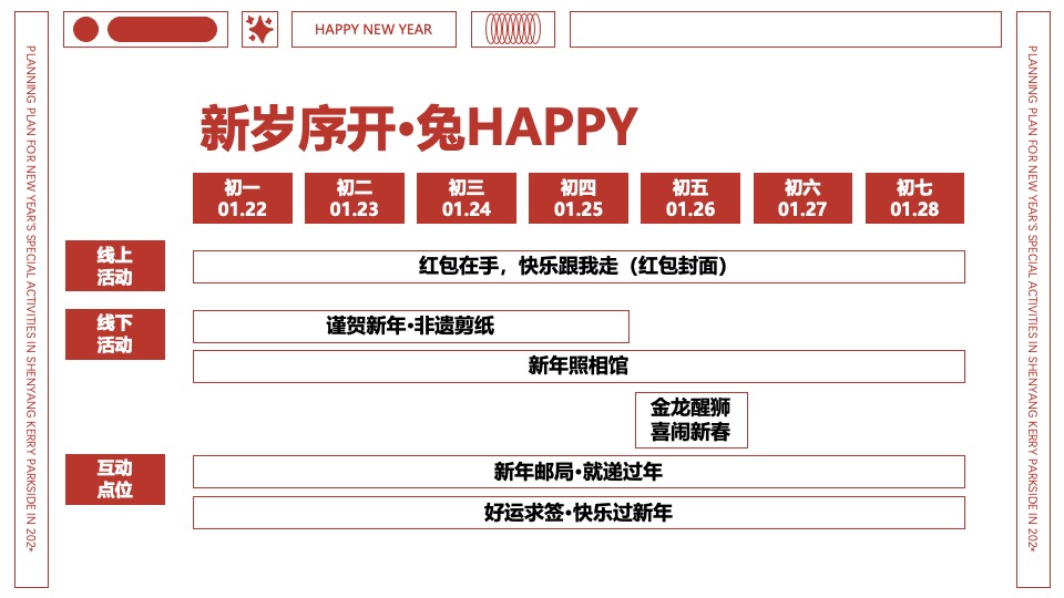 商业广场新年特别（卯足欢喜·纸因有你主题）活动策划方案
