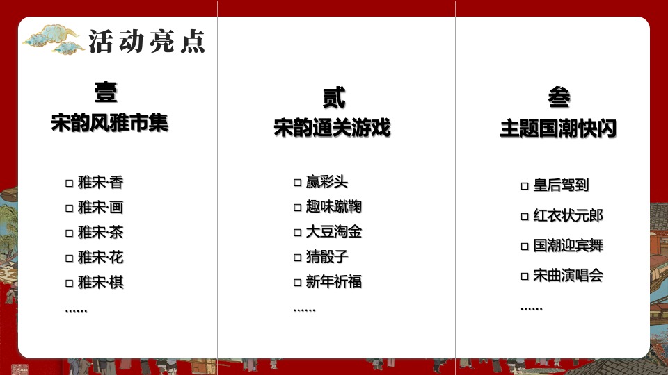 商场地产龙年春节宋朝主题游园会（穿越宋朝过大年主题）活动策划方案