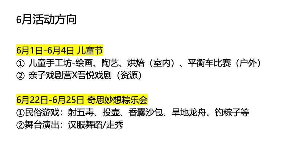 购物中心全年推广活动策划方案