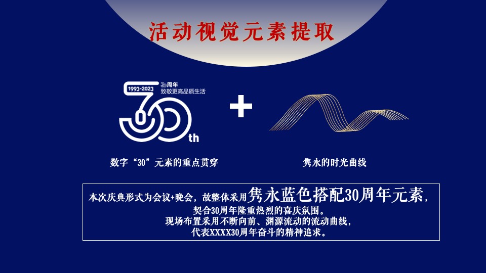 企业30周年庆典（致敬相遇·棹拓未来主题）活动策划方案