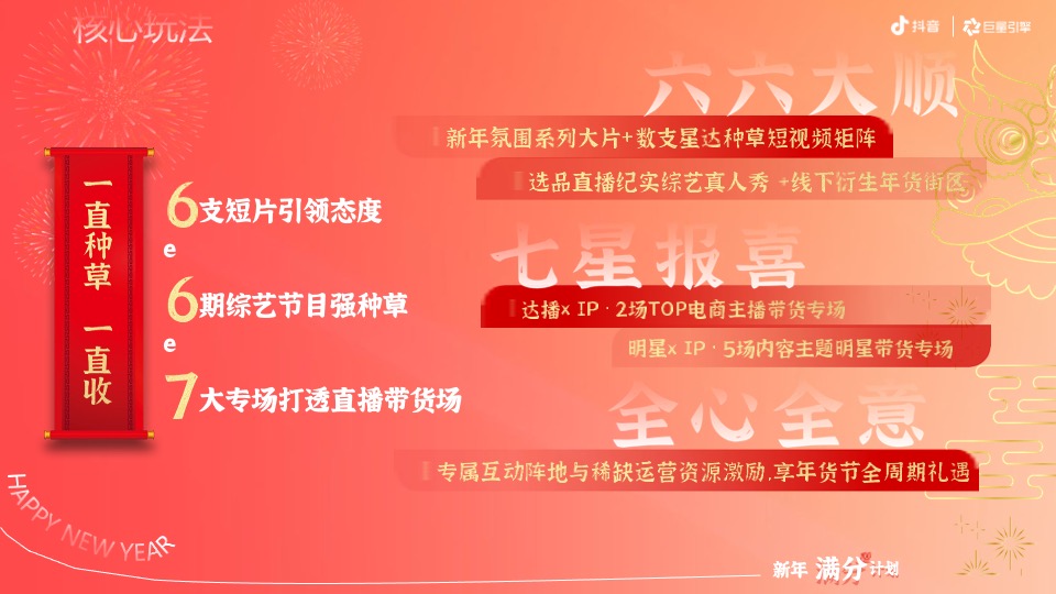 抖音年货节整合营销项目招商方案