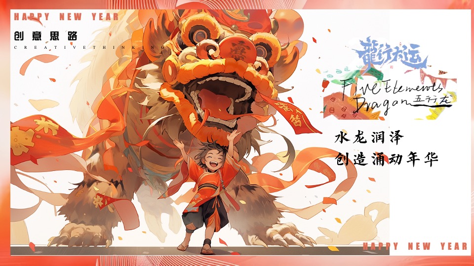 企业公司龙年新春年会盛典（龙行大运·福启新年主题）活动策划方案