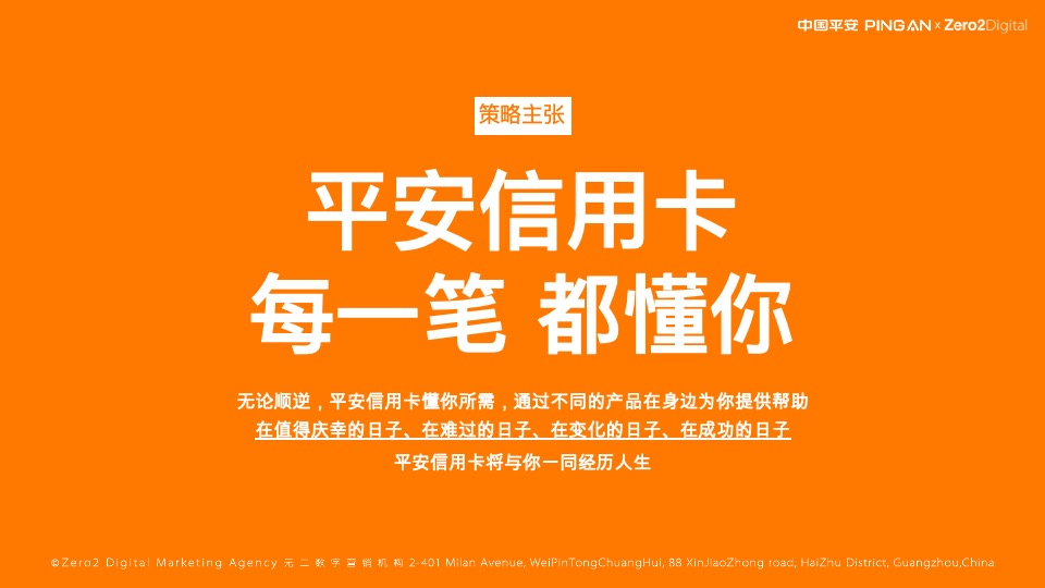 平安银行信用卡品牌片创意方案