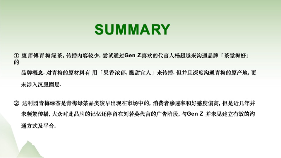 统一青梅绿茶国风营销传播整合方案