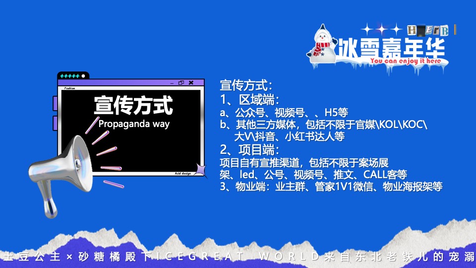 商场地产景区龙年冰雪嘉年华活动策划方案