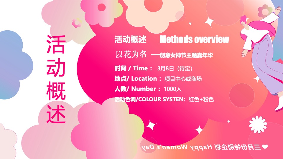 商场地产3.8创意女神节主题嘉年华（以花为名主题）活动策划方案