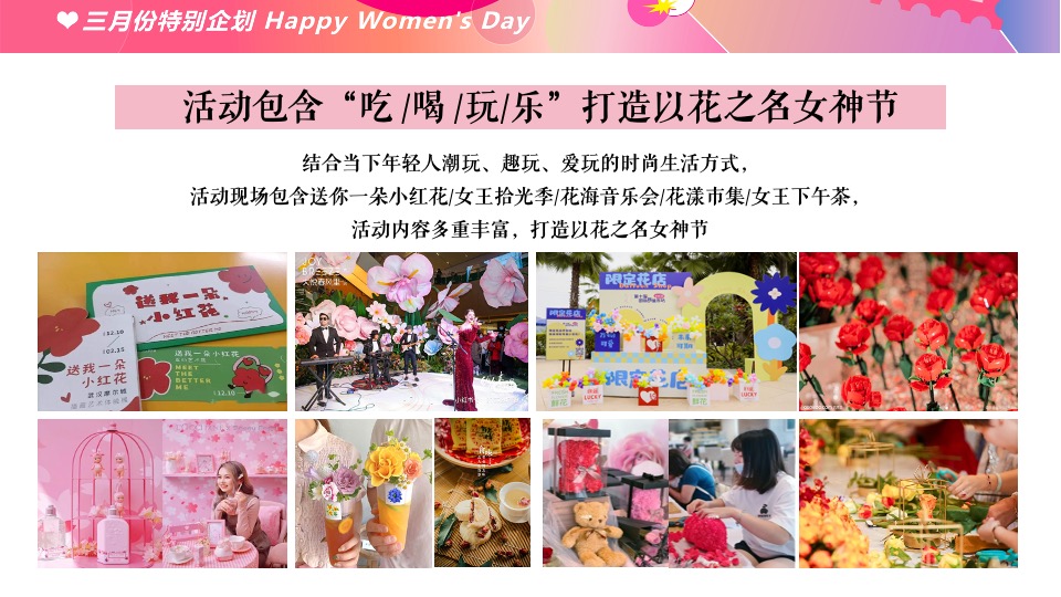 商场地产3.8创意女神节主题嘉年华（以花为名主题）活动策划方案
