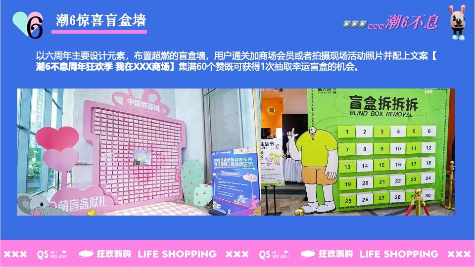 商业广场六周年庆系列（潮6不息主题）活动策划方案