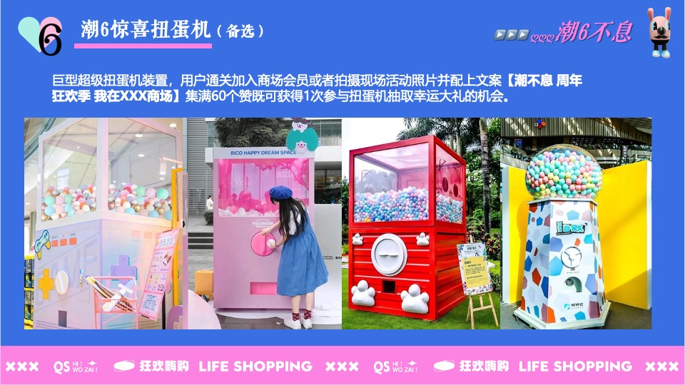 商业广场六周年庆系列（潮6不息主题）活动策划方案