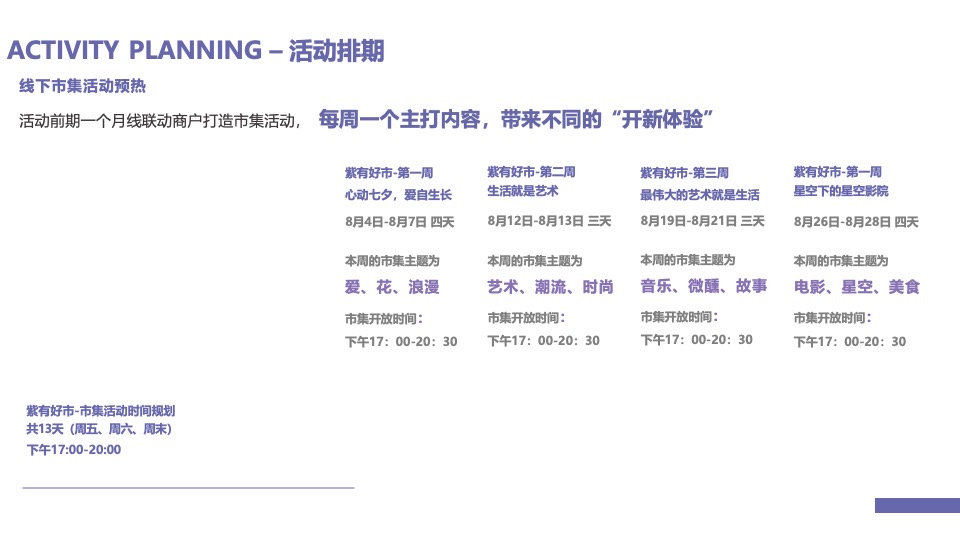 商业广场都市露营市集（紫有好市主题）活动策划方案
