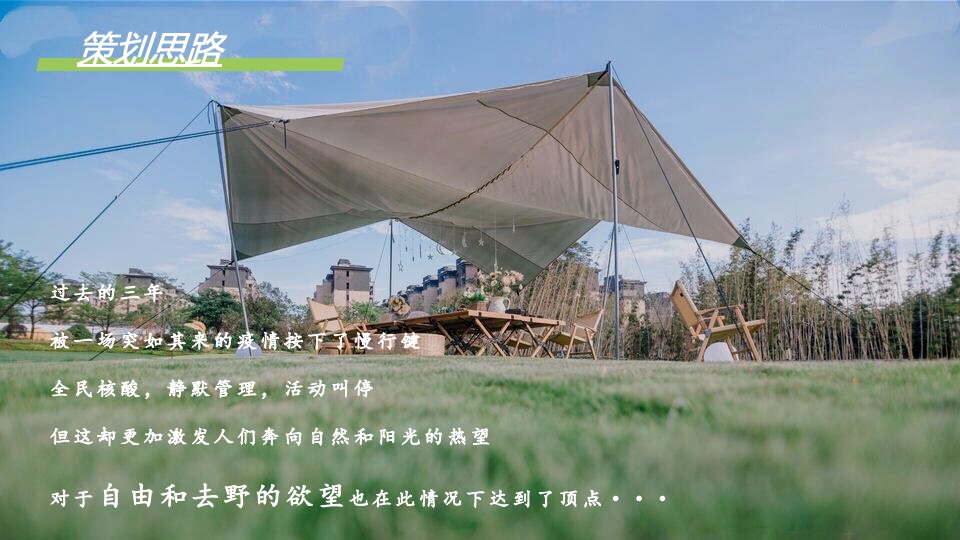 文旅景区春季亲子露营（森呼吸·不过夜露营主题）活动策划方案