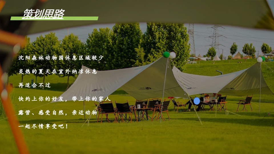文旅景区春季亲子露营（森呼吸·不过夜露营主题）活动策划方案